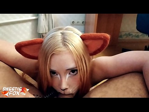 ❤️ Kitsune ingoia cazzo è cum in bocca ❤️❌ Super porn à noi ❤